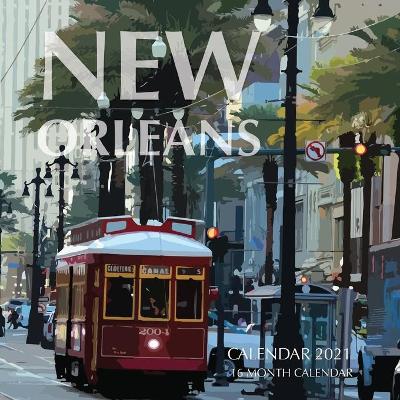 Book cover for New Orleans Calendar 2021