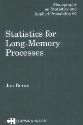 Cover of Statistics for Long-Memory Processes