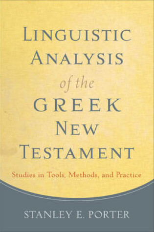 Cover of Linguistic Analysis of the Greek New Testament