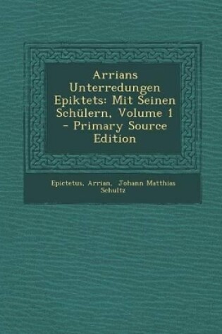 Cover of Arrians Unterredungen Epiktets