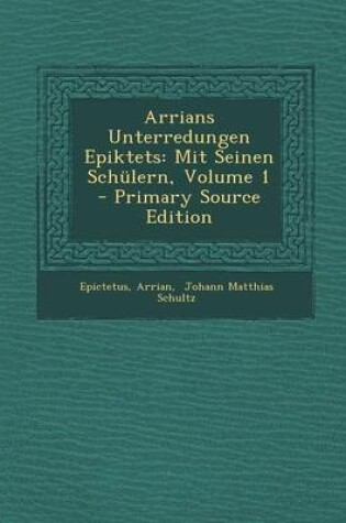 Cover of Arrians Unterredungen Epiktets