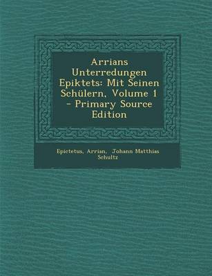 Book cover for Arrians Unterredungen Epiktets