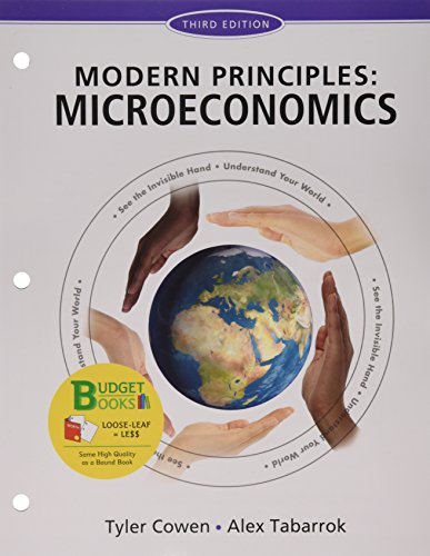 Book cover for Loose-Leaf Version for Modern Principles of Microeconomics & Launchpad (Six Month Access)