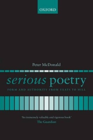 Cover of Serious Poetry