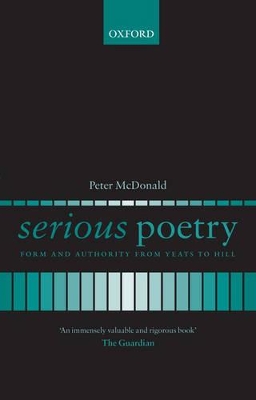 Book cover for Serious Poetry