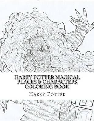 Book cover for Harry Potter Magical Places & Characters Coloring Book