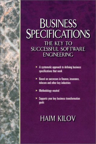 Book cover for Business Specifications