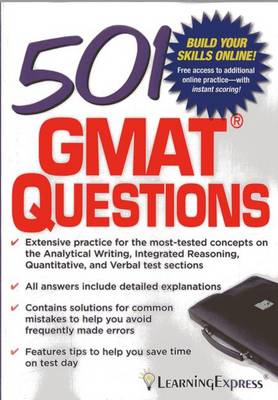 Book cover for 501 GMAT Questions