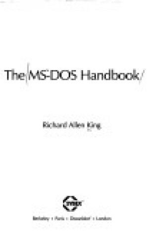 Cover of M. S.-DOS Handbook