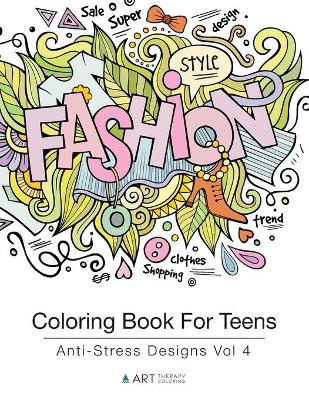 Book cover for Coloring Book For Teens