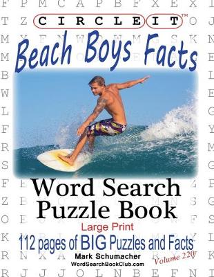 Book cover for Circle It, Beach Boys Facts, Word Search, Puzzle Book