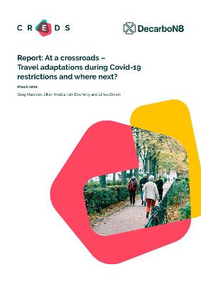 Book cover for Report: At a crossroads - travel adaptations during Covid-19 restrictions and where next