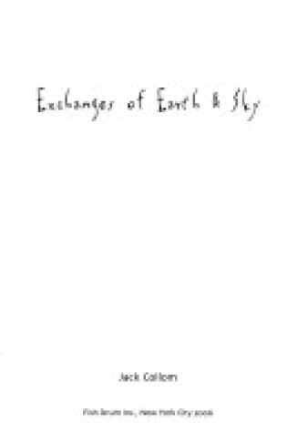 Cover of Exchanges of Earth & Sky