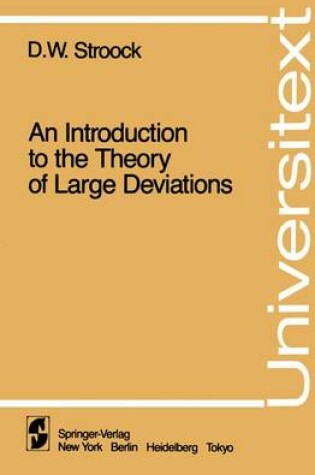 Cover of An Introduction to the Theory of Large Deviations