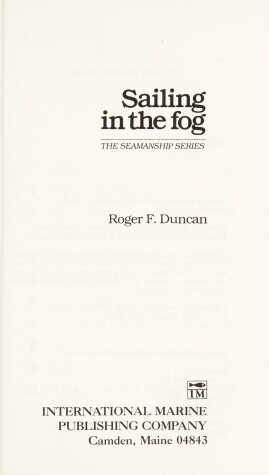 Book cover for Sailing in the Fog