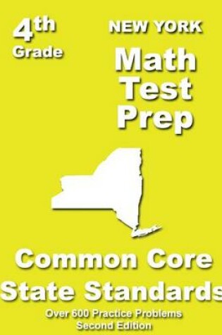 Cover of New York 4th Grade Math Test Prep