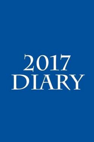 Cover of 2017 Diary