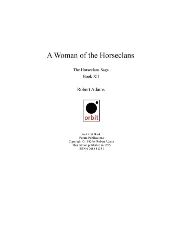 Cover of Adams Robert : Horseclans 12:A Woman of the Horseclans