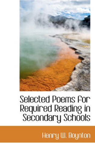 Cover of Selected Poems for Required Reading in Secondary Schools