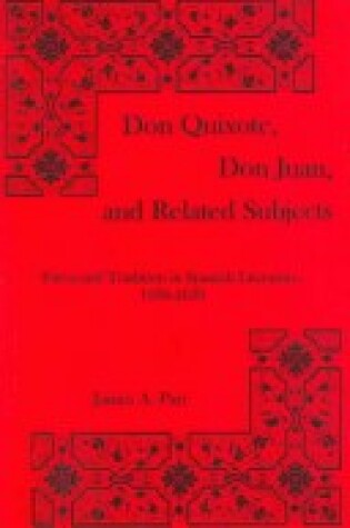 Cover of Don Quixote, Don Juan, and Related Subjects