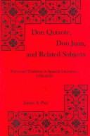 Book cover for Don Quixote, Don Juan, and Related Subjects
