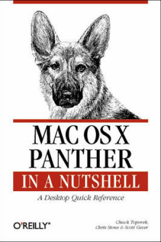 Cover of Mac OS X Panther in a Nutshell