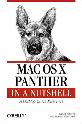 Book cover for Mac OS X Panther in a Nutshell