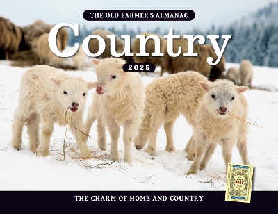 Book cover for The 2025 Old Farmer's Almanac Country Calendar