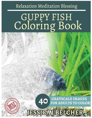 Book cover for Guppy Fish Coloring Book for Adults Relaxation Meditation Blessing