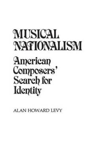 Cover of Musical Nationalism