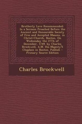 Cover of Brotherly Love Recommended