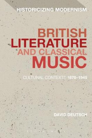 Cover of British Literature and Classical Music