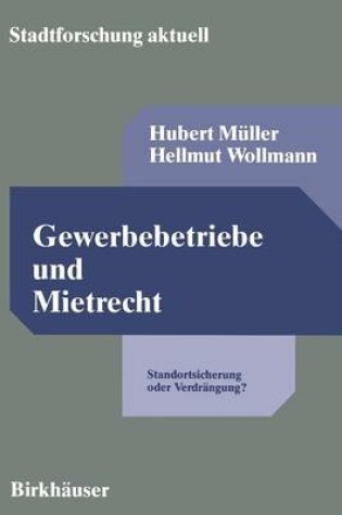 Cover of Gewerbebetriebe und Mietrecht