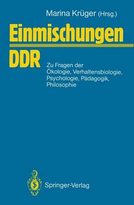Cover of Einmischungen / DDR