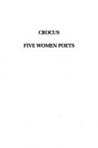 Cover of Five Women Poets