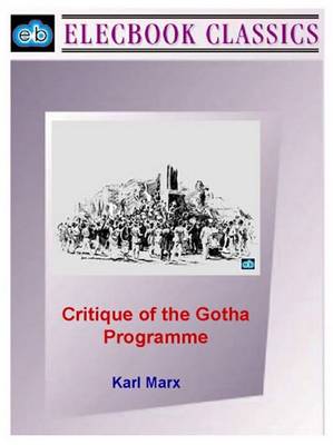 Book cover for Critique of the Gotha Programme