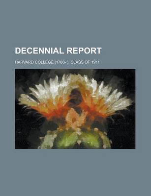 Book cover for Decennial Report