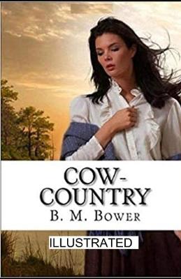 Book cover for Cow-Country illustrated