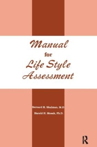 Cover of Manual For Life Style Assessment