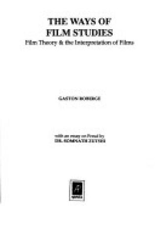 Cover of Ways of Film Studies