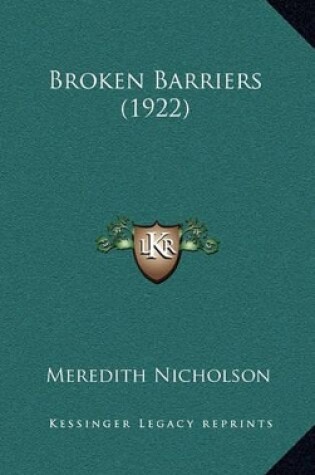 Cover of Broken Barriers (1922)