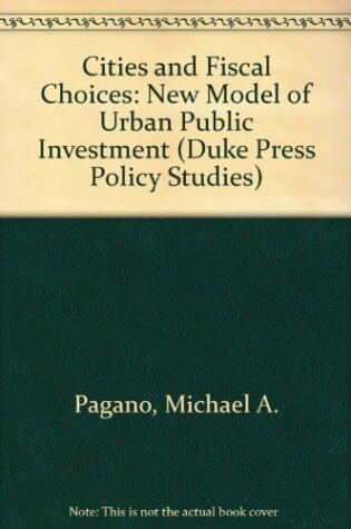 Cover of Cities and Fiscal Choices