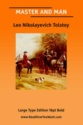 Cover of Master and Man (Large Print)