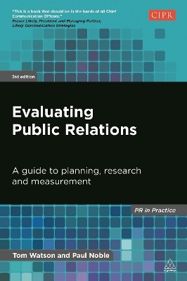 Book cover for Evaluating Public Relations