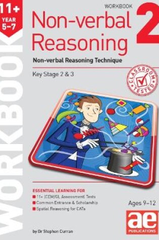 Cover of 11+ Non-verbal Reasoning Year 5-7 Workbook 2