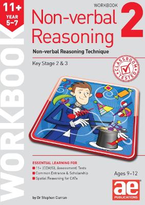 Book cover for 11+ Non-verbal Reasoning Year 5-7 Workbook 2