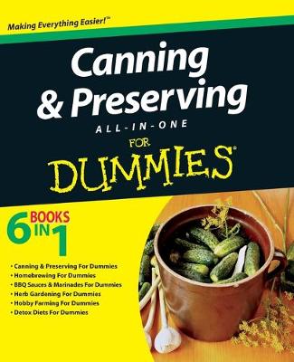 Book cover for Canning and Preserving All–in–One For Dummies