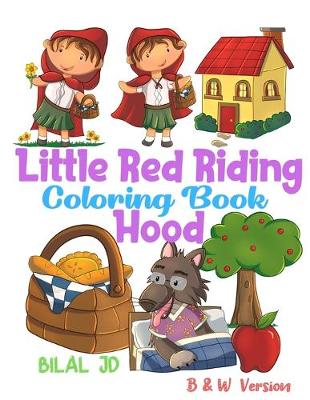 Book cover for Little Red Riding Hood Coloring Book