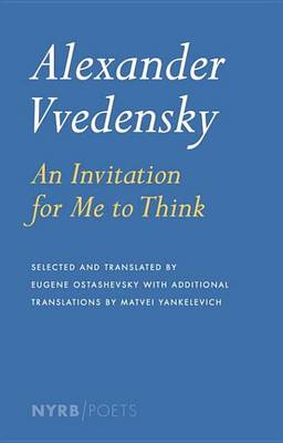 Cover of Alexander Vvedensky