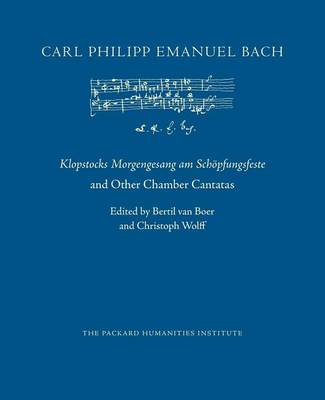 Book cover for Klopstocks Morgengesang am Schoepfungsfeste and Other Chamber Cantatas